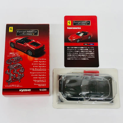 おもちゃ・玩具 1/64FerrariSuperamerica(ブラック)「フェラーリミニカーコレクションV」サークルK・サンクス限定 FerrariSuperamerica 1/64スケール サークルK・サンクス限定【加古川物流】