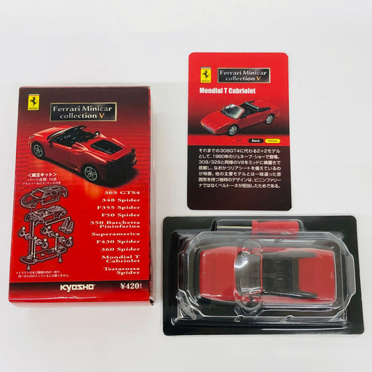 おもちゃ・玩具 1/64FerrariMondialTCabriolet(レッド)「フェラーリミニカーコレクションV」サークルK・サンクス限定 FerrariMondialTCabriolet 1/64スケール サークルK・サンクス限定【加古川物流】