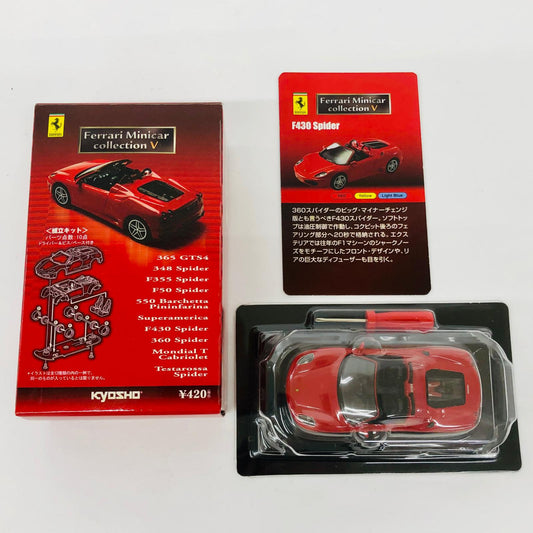 おもちゃ・玩具 1/64FerrariF430Spider(レッド)「フェラーリミニカーコレクションV」サークルK・サンクス限定 FerrariF430Spider 1/64スケール サークルK・サンクス限定【加古川物流】