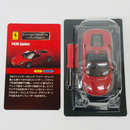 おもちゃ・玩具 1/64FerrariF430Spider(レッド)「フェラーリミニカーコレクションV」サークルK・サンクス限定 FerrariF430Spider 1/64スケール サークルK・サンクス限定【加古川物流】