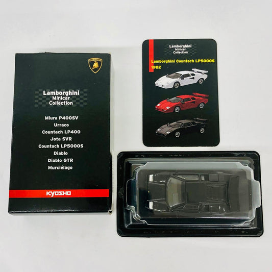 おもちゃ・玩具 1/64LamborghiniCountachLP5000S(ブラック)「ランボルギーニミニカーコレクション」サークルK・サンクス限定 LamborghiniCountachLP5000S 1/64スケール サークルK・サンクス限定【加古川物流】