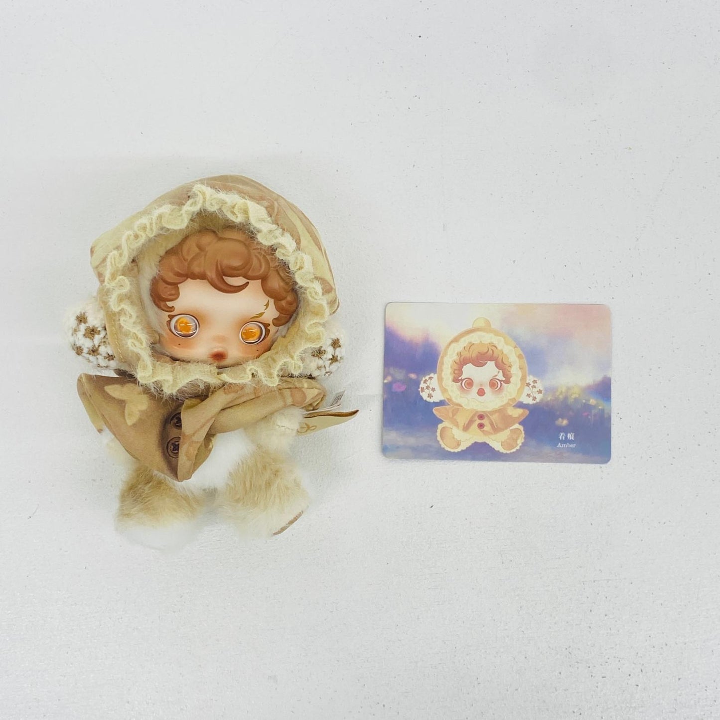 ぬいぐるみ Amber「SKULLPANDA L’impressionnisme シリーズ ぬいぐるみペンダント」 Amber L’impressionnisme ぬいぐるみペンダント【加古川物流】
