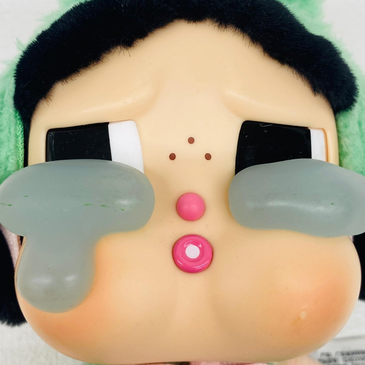 ぬいぐるみ WHAT A FROG「CRYBABY Crying Again シリーズビニールフェイスぬいぐるみ」 POPMART WHAT A FROG CRYBABY Crying Again ビニールフェイスぬいぐるみ【加古川物流】