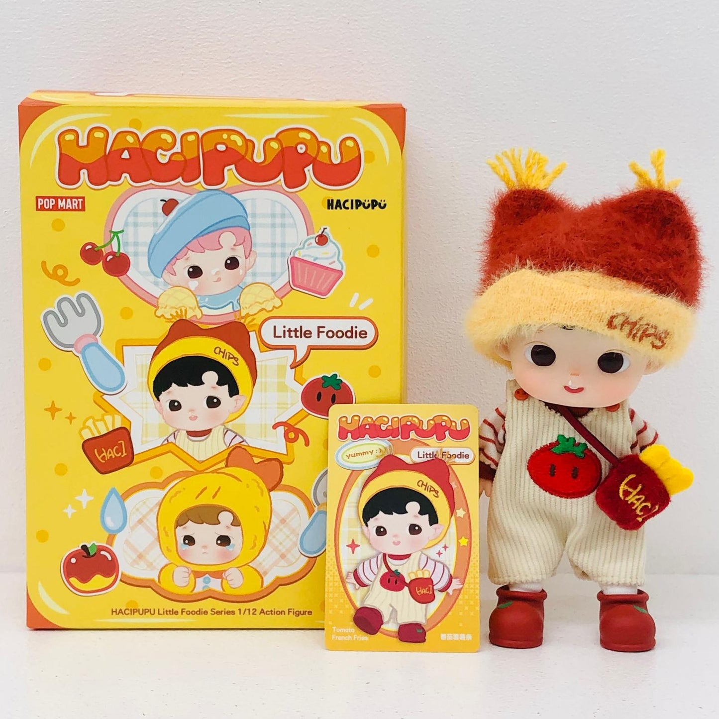 フィギュア Tomato French Fries 「POPMART HACIPUPU Little Foodie シリーズ1/12 アクションフィギュア」 Tomato French Fries【フィギュア】【加古川物流】
