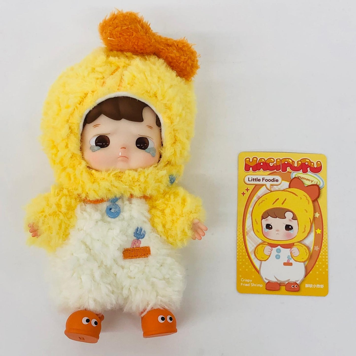 フィギュア Crispy Fried Shrimp 「POPMART HACIPUPU Little Foodie シリーズ1/12 アクションフィギュア」 Crispy Fried Shrimp【フィギュア】【加古川物流】