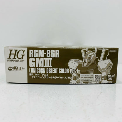 プラモデル 1/144HGUCRGM-86RジムIII(ユニコーンデザートカラーVer.)「機動戦士ガンダムUC」プレミアムバンダイ限定 RGM-86Rジム3 HG プレミアムバンダイ限定【加古川物流】
