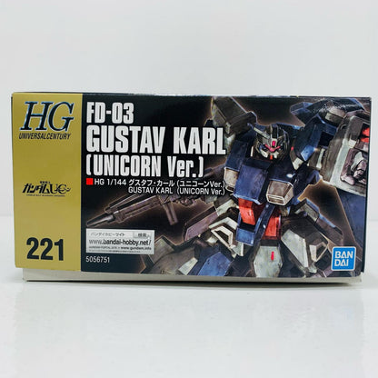 プラモデル 1/144HGUCFD-03グスタフ・カール(ユニコーンVer.)「機動戦士ガンダムUC」[5056751] FD-03 グスタフ・カール HG 5056751【加古川物流】