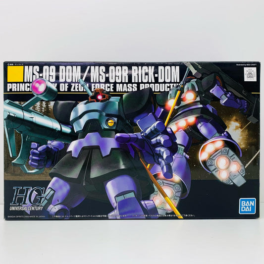 プラモデル 1/144HGUCMS-09ドム/MS-09Rリック・ドム「機動戦士ガンダム」 MS-09ドム/MS-09Rリック・ドム HG【倉吉店】