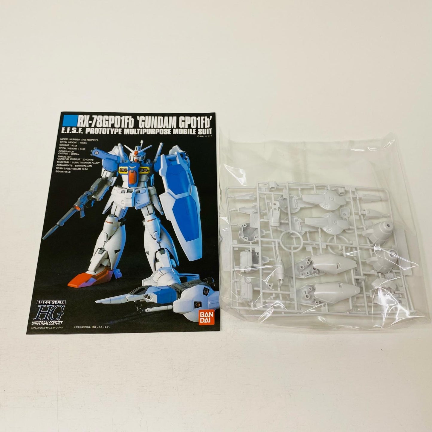 プラモデル 1/144HGUCRX-78GP01/FbガンダムGP01Fb「機動戦士ガンダム0083STARDUSTMEMORY」[5060392] RX-78GP01/FbガンダムGP01Fb HG 5060392【加古川物流】