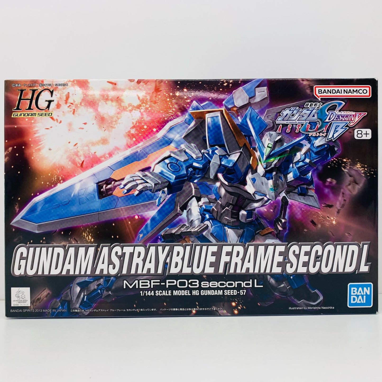 プラモデル 1/144HGMBF-P03secondLガンダムアストレイブルーフレームセカンドL「機動戦士ガンダムSEEDVSASTRAY」 ガンダムアストレイブルーフレーム HG【加古川物流】