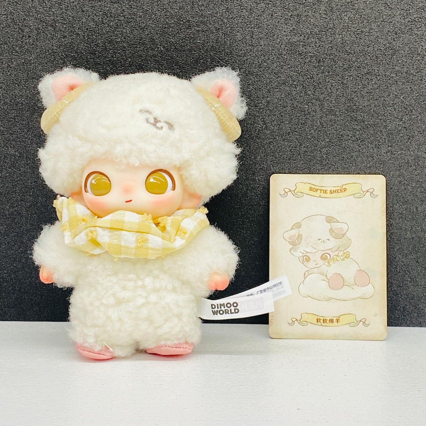 ぬいぐるみ SOFTIE SHEEP 「POP MART DIMOO The Secret Theatre Club シリーズ ぬいぐるみペンダント」 SOFTIE SHEEP POP MART DIMOO The Secret Theatre Club シリーズ ぬいぐるみペンダント【加古川物流】
