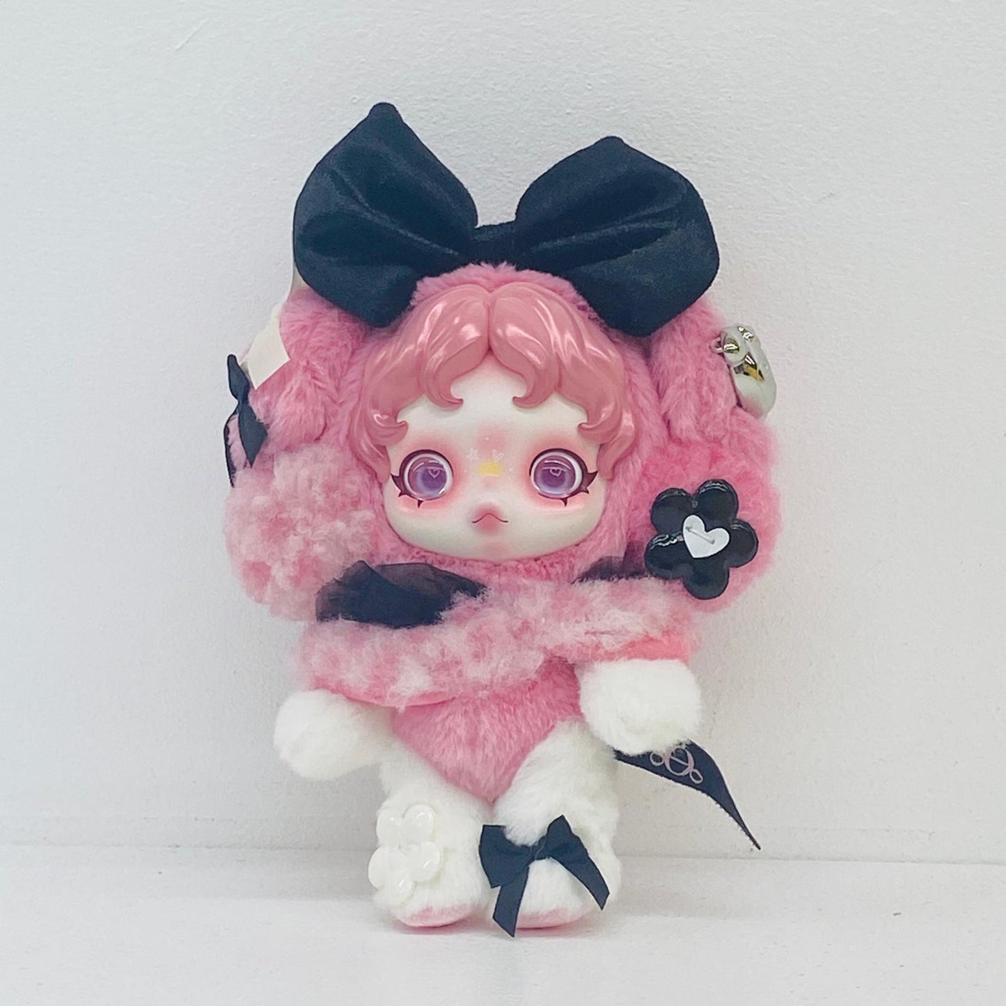 ぬいぐるみ SKULLPANDA×MY MELODY ぬいぐるみペンダント 「POPMART SKULLPANDA×サンリオキャラクターズ」 SKULLPANDA×MY MELODY POPMART SKULLPANDA×サンリオキャラクターズ【加古川物流】