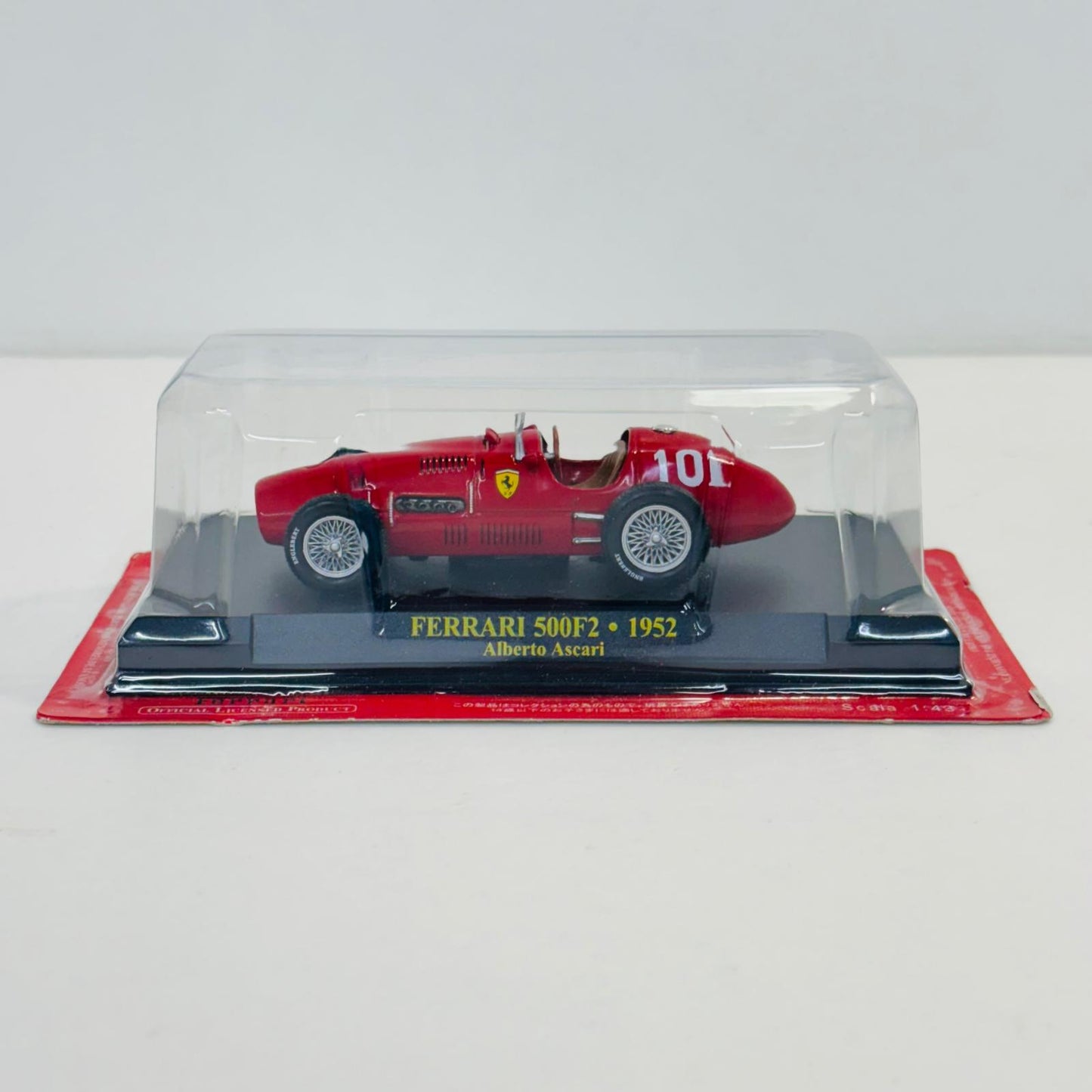 おもちゃ・玩具 [単品] 1/43 FERRARI 500F2 1952 #101(レッド) 「公式フェラーリF1コレクション Vol.15」 同梱品 FERRARI 500F2 1952 #101 1/43スケール 15【加古川物流】