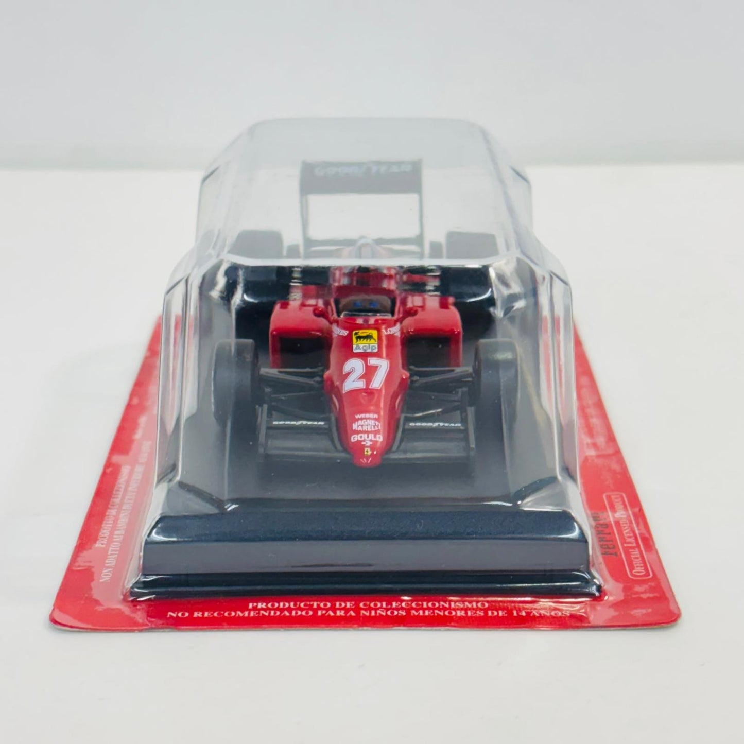 おもちゃ・玩具 [単品] 1/43 FERRARI 156-85・1985 Agip #27(レッド) 「公式フェラーリF1コレクション 25」 同梱品 FERRARI 156-85・1985 Agip #27 1/43スケール 25【加古川物流】