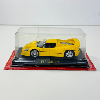 おもちゃ・玩具 1/43 FERRARI F50(イエロー) -フェラーリ F50- 「フェラーリコレクション」 第2号付録 FERRARI F50 1/43スケール 2【加古川物流】