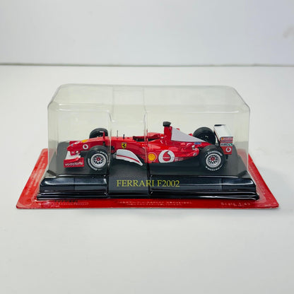 おもちゃ・玩具 [単品] 1/43 FERRARI F2002 #1(レッド×ホワイト) -フェラーリ F2002- 「フェラーリF1コレクション」 第12号付録 FERRARI F2002 #1 1/43スケール 12【加古川物流】