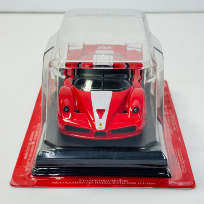 おもちゃ・玩具 [単品] 1/43 FERRARI FXX(レッド×ホワイト) 「フェラーリコレクション全国版 56」 同梱品 FERRARI FXX 1/43スケール 56【加古川物流】