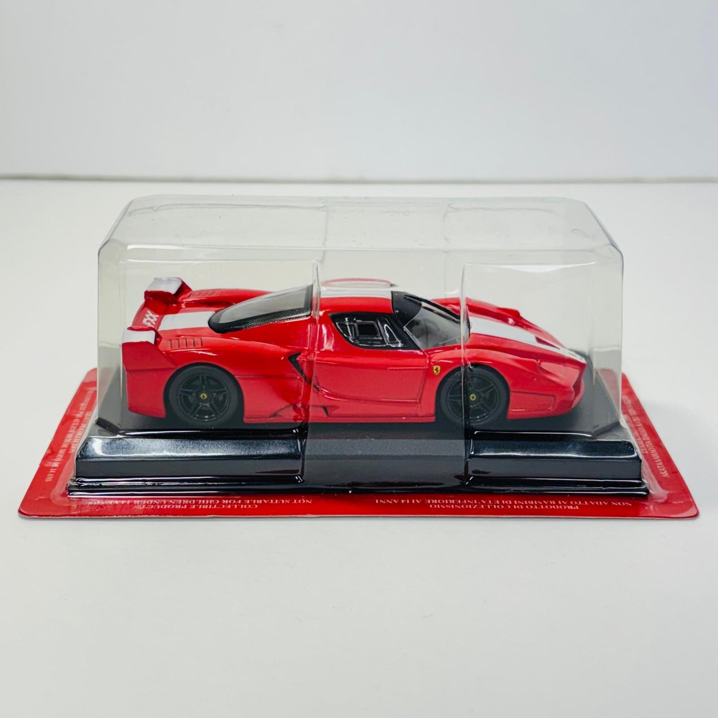 おもちゃ・玩具 [単品] 1/43 FERRARI FXX(レッド×ホワイト) 「フェラーリコレクション全国版 56」 同梱品 FERRARI FXX 1/43スケール 56【加古川物流】