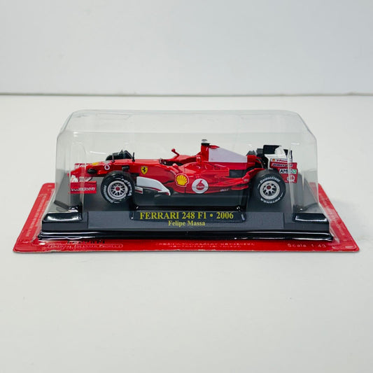 おもちゃ・玩具 [単品] 1/43 FERRARI 248 F1 2006 vodafone #6(レッド×ホワイト) 「公式フェラーリF1コレクション」 第14号付録 FERRARI 248 F1 2006 vodafone #6 1/43スケール 14【加古川物流】