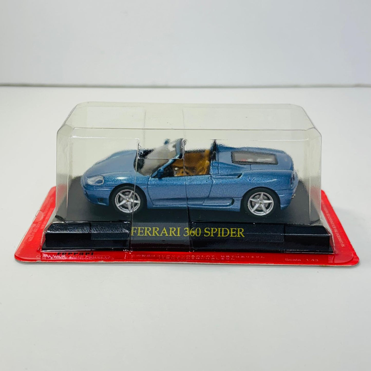 おもちゃ・玩具 1/43 Ferrari 360 SPIDER(ブルー) 「フェラーリコレクション」 第9号付録 Ferrari 360 SPIDER 1/43スケール 9【加古川物流】