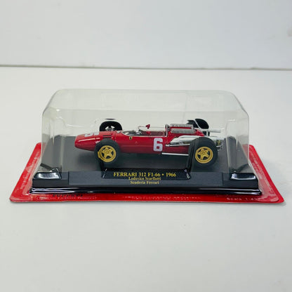 おもちゃ・玩具 [単品] 1/43 FERRARI 312 F1-66 1966 #6(レッド) 「公式フェラーリF1コレクション Vol.62」 同梱品 FERRARI 312 F1-66 1966 #6 1/43スケール 62【加古川物流】