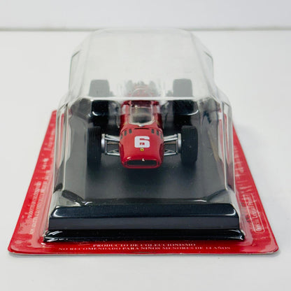 おもちゃ・玩具 [単品] 1/43 FERRARI 312 F1-66 1966 #6(レッド) 「公式フェラーリF1コレクション Vol.62」 同梱品 FERRARI 312 F1-66 1966 #6 1/43スケール 62【加古川物流】