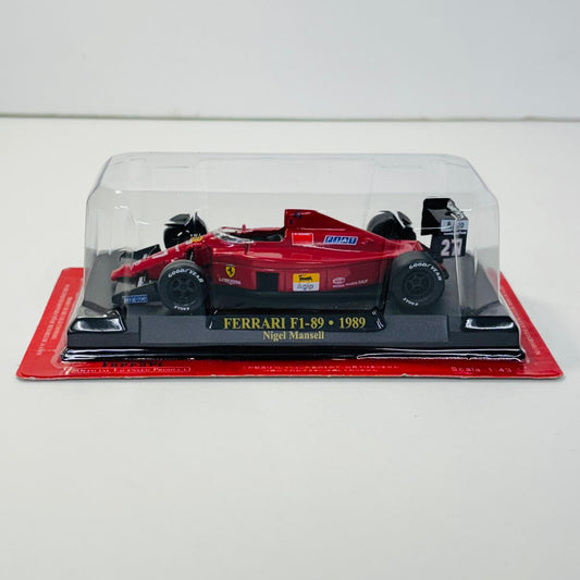 おもちゃ・玩具 1/43 FERRARI F1-89 1989 FIAT #27(レッド) 「公式フェラーリF1コレクション」 第19号付録 FERRARI F1-89 1989 #27 1/43スケール 19【加古川物流】