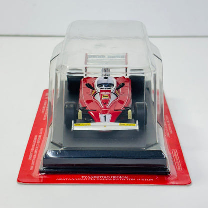 おもちゃ・玩具 1/43 Ferrari 312T2 #1(レッド×シルバー) 「フェラーリコレクション」 第27号付録 Ferrari 312T2 #1 1/43スケール 27【加古川物流】