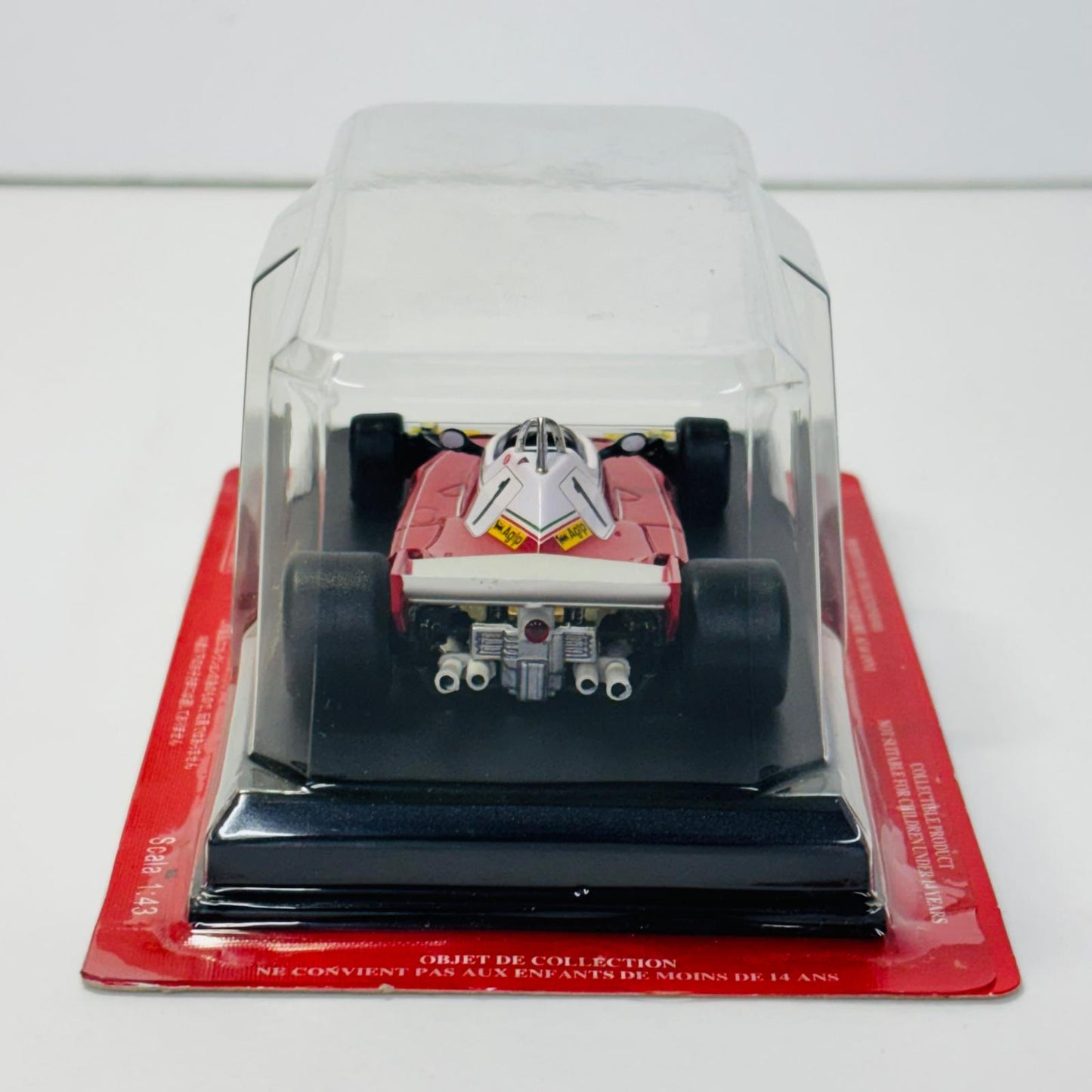 おもちゃ・玩具 1/43 Ferrari 312T2 #1(レッド×シルバー) 「フェラーリコレクション」 第27号付録 Ferrari 312T2 #1 1/43スケール 27【加古川物流】