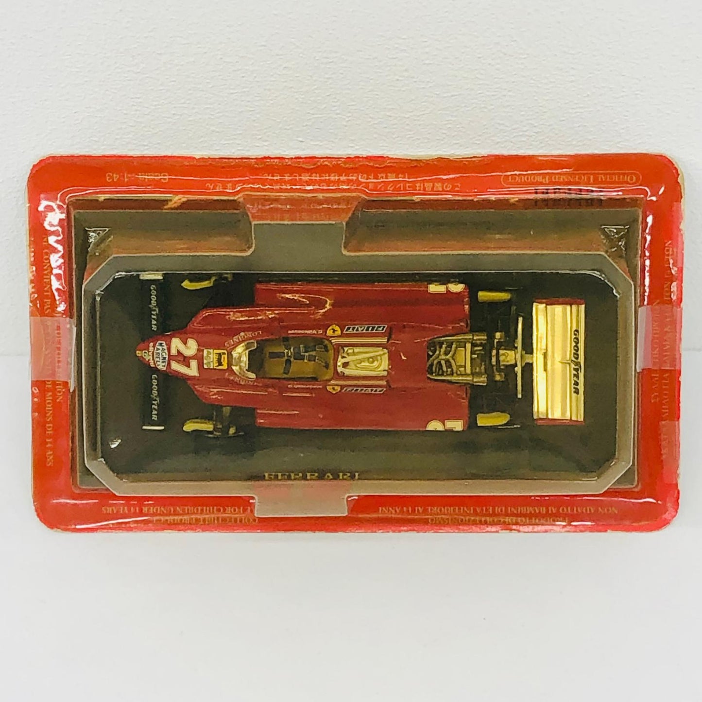 おもちゃ・玩具 1/43 FERRARI F126 C2 -フェラーリ F126 C2- #27 (レッド) 「フェラーリコレクション」 第12号付録 FERRARI F126 C2 -フェラーリ F126 C2- #27 1/43スケール【加古川物流】