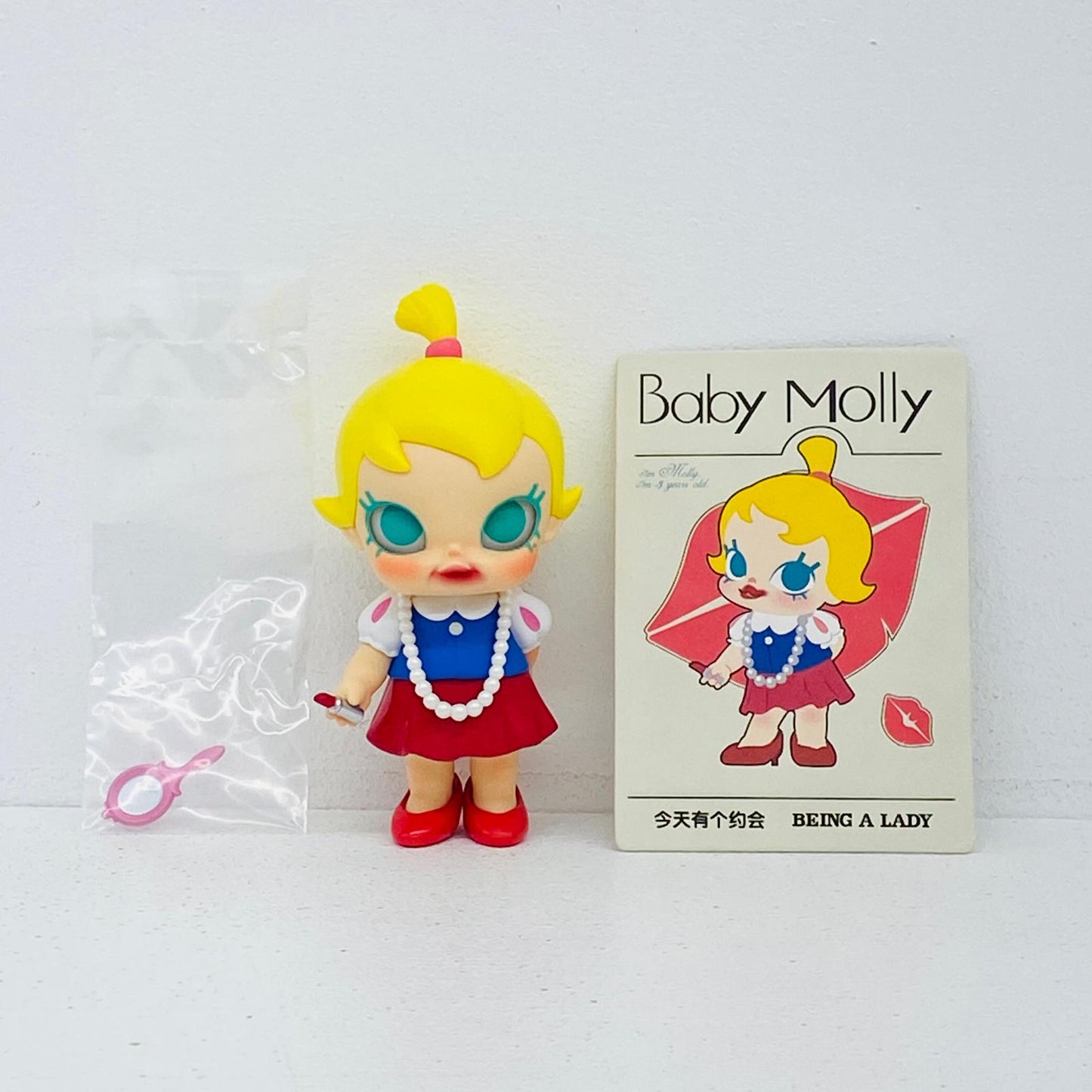 フィギュア Being a Lady 「POPMART Baby Molly When I was Three!シリーズ」 Being a Lady【フィギュア】【加古川物流】