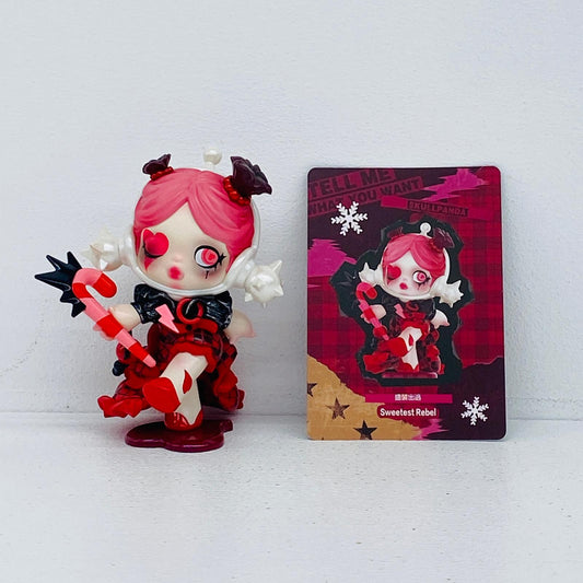 フィギュア Sweetest Rebel 「POPMART SKULLPANDA Tell Me What You Want シリーズ」 Sweetest Rebel【フィギュア】【加古川物流】