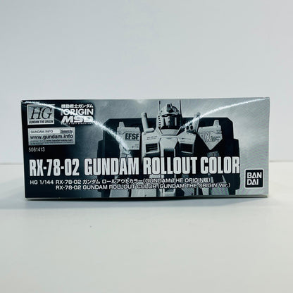 プラモデル 1/144HGRX-78-02ガンダムロールアウトカラー(GUNDAMTHEORIGIN版)「機動戦士ガンダムTHEORIGIN」[5061413] RX-78-02ガンダムロールアウトカラー HG 5061413【加古川物流】
