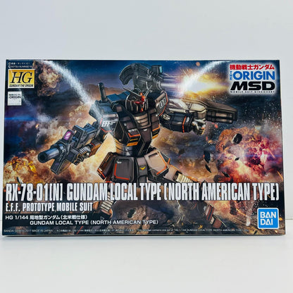 プラモデル 1/144HGRX-78-01[N]局地型ガンダム(北米戦仕様)「機動戦士ガンダムTHEORIGINMSDククルス・ドアンの島」 RX-78-01[N]局地型ガンダム(北米戦仕様) HG【加古川物流】