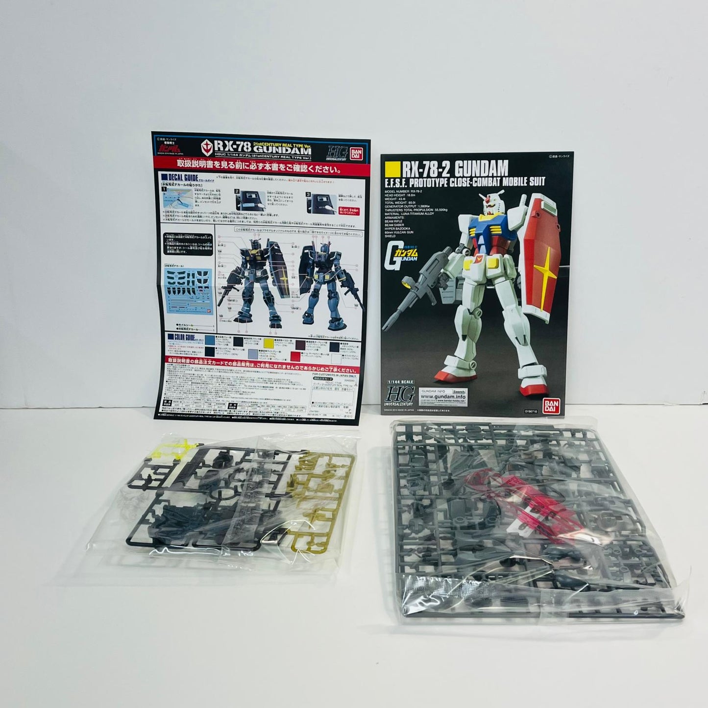 プラモデル 1/144HGUCRX-78-2ガンダム21stCENTURYREALTYPEVer.「機動戦士ガンダムMSV」[5060280] RX-78-2ガンダム21stCENTURYREALTYPEVer. HG 5060280【加古川物流】