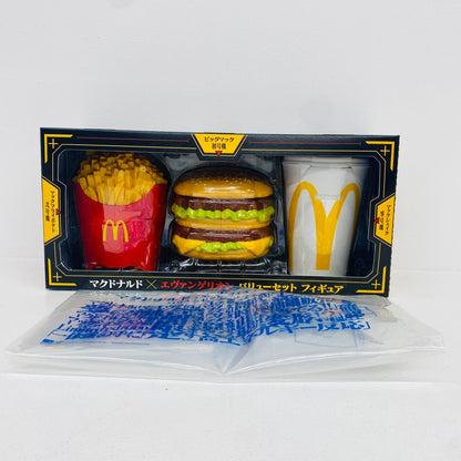 フィギュア ビッグマック初号機＆マックフライポテト弐号機＆マックシェイク零号機「マクドナルド×エヴァンゲリオン」バリューセットフィギュア ビッグマック初号機＆マックフライポテト弐号機＆マックシェイク零号機【フィギュア】【加古川物流】