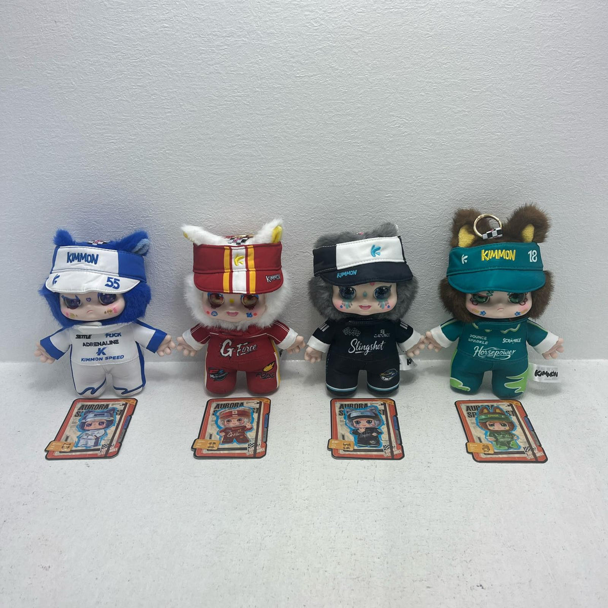 ぬいぐるみ 4種セット KIMMON オーロラスピードラッシュ 4種セット KIMMON オーロラスピードラッシュ【加古川物流】