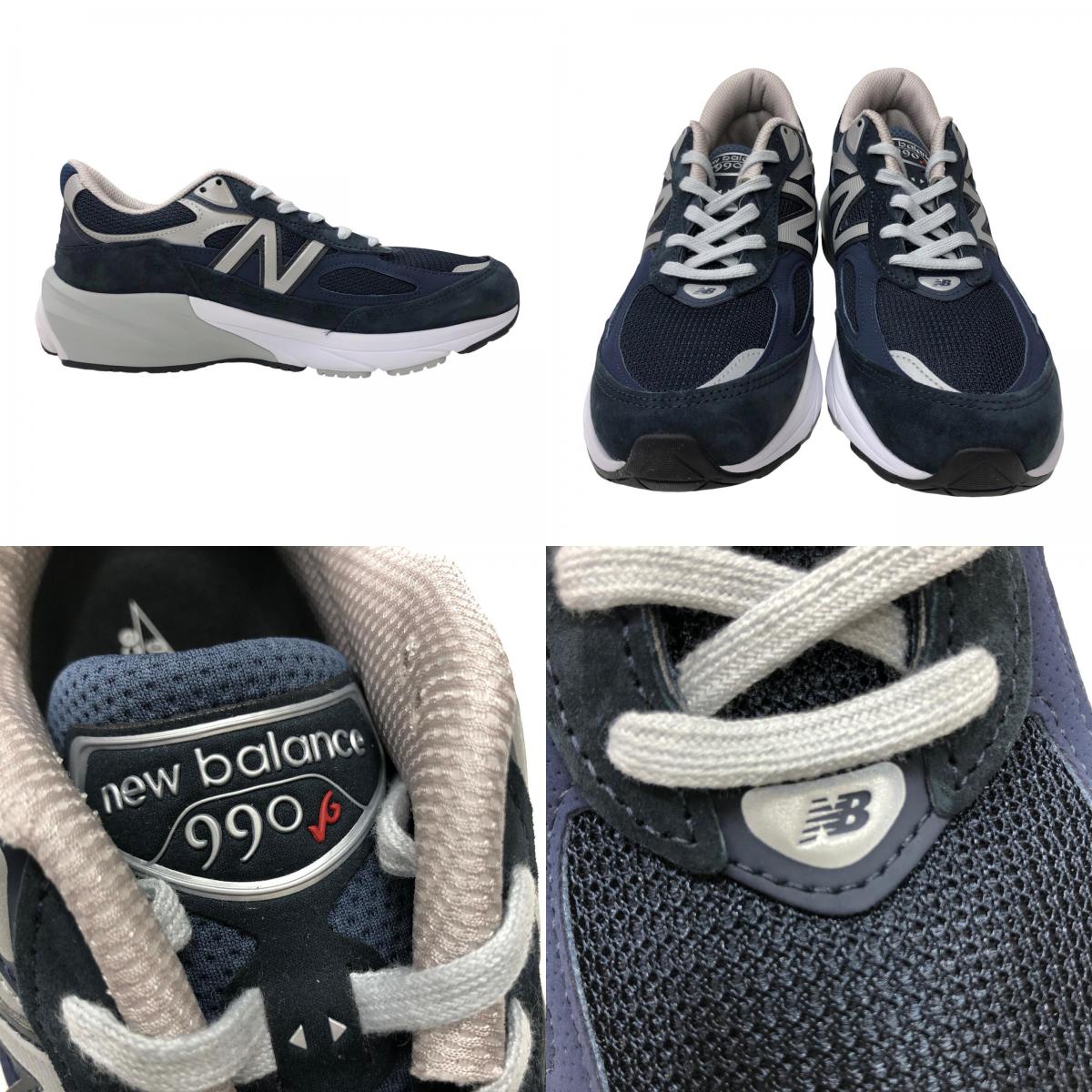 NEW BALANCE | ニューバランス 990V6 スニーカー ネイビー 27cm【瀬戸大橋店】