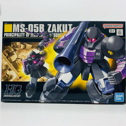 プラモデル 1/144HGUCMS-05BザクI黒い三連星仕様「機動戦士ガンダム」[5060661] MS-05BザクI黒い三連星仕様 HG 5060661【加古川物流】