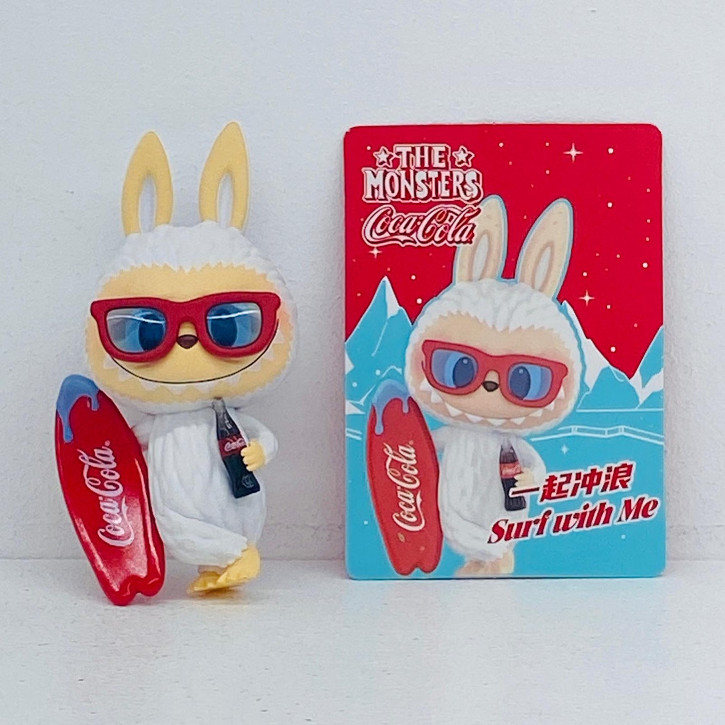 フィギュア Surf with Me 「POPMART THE MONSTERS コカ・コーラ シリーズ」 Surf with Me THE MONSTERS コカ・コーラ【フィギュア】【加古川物流】