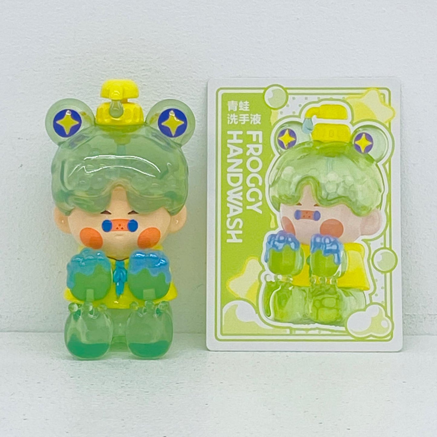 フィギュア Froggy Handwash 「POPMART PINO JELLY In Your Life シリーズ」 Froggy Handwash PINO JELLY In Your Life【フィギュア】【加古川物流】