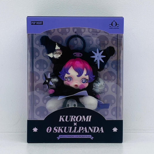 ぬいぐるみ SKULLPANDA×KUROMI ぬいぐるみペンダント 「POPMART SKULLPANDA×サンリオキャラクターズ」 SKULLPANDA SKULLPANDA × KUROMI ぬいぐるみペンダント【加古川物流】