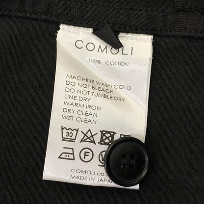 COMOLI | コモリ その他アウター 24AW サイズ6 製品染ジャケット ブラック【瀬戸大橋店】
