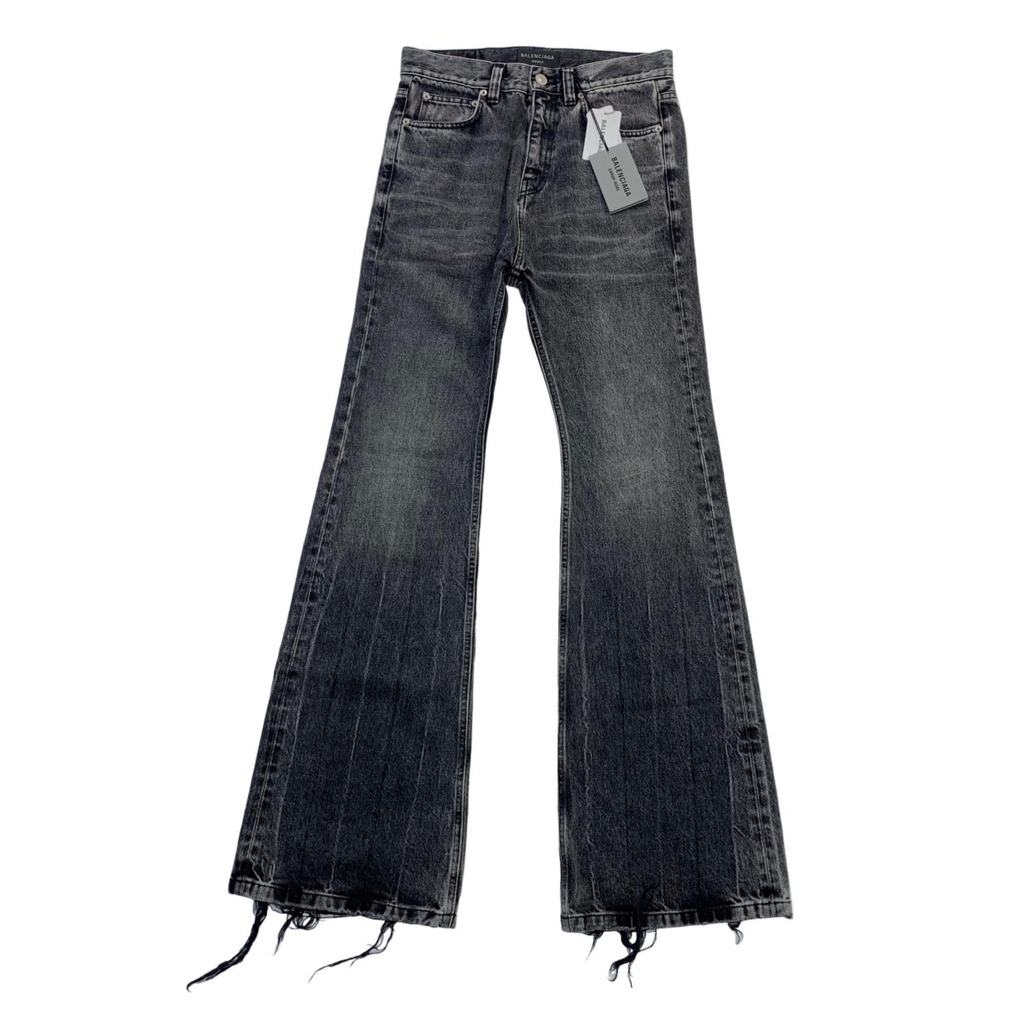 BALENCIAGA | バレンシアガ Flared Pants デニムパンツ ブラック【瀬戸大橋店】