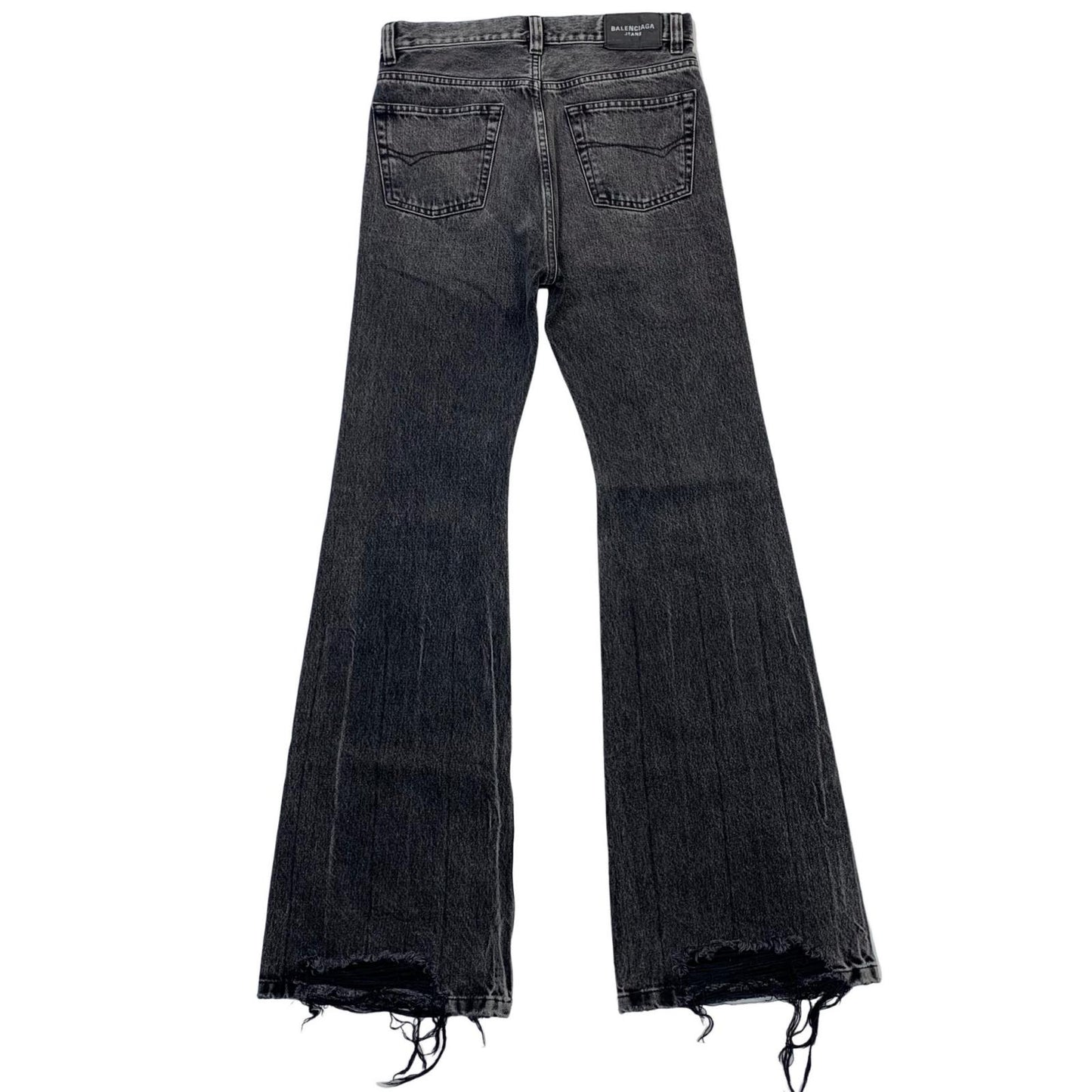 BALENCIAGA | バレンシアガ Flared Pants デニムパンツ ブラック【瀬戸大橋店】