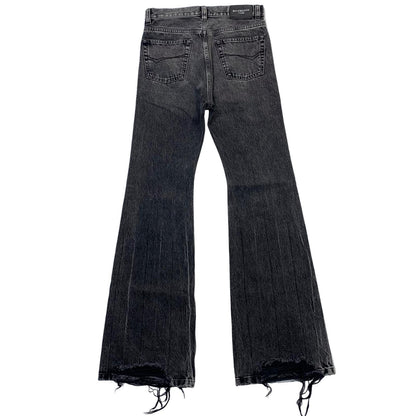 BALENCIAGA | バレンシアガ Flared Pants デニムパンツ ブラック【瀬戸大橋店】