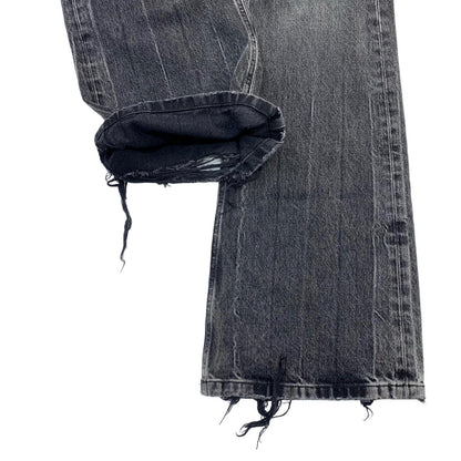 BALENCIAGA | バレンシアガ Flared Pants デニムパンツ ブラック【瀬戸大橋店】