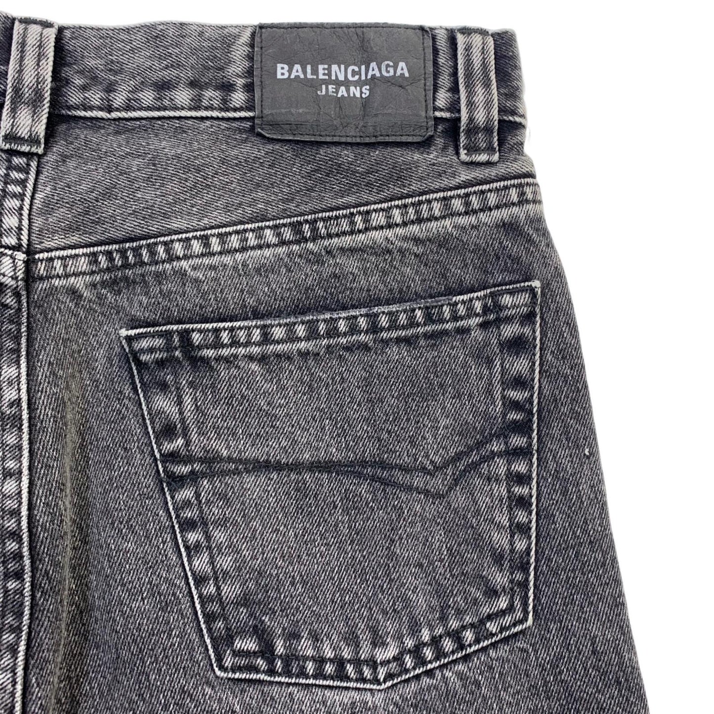 BALENCIAGA | バレンシアガ Flared Pants デニムパンツ ブラック【瀬戸大橋店】