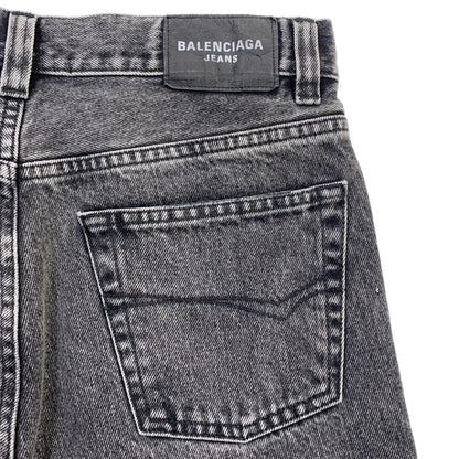BALENCIAGA | バレンシアガ Flared Pants デニムパンツ ブラック【瀬戸大橋店】
