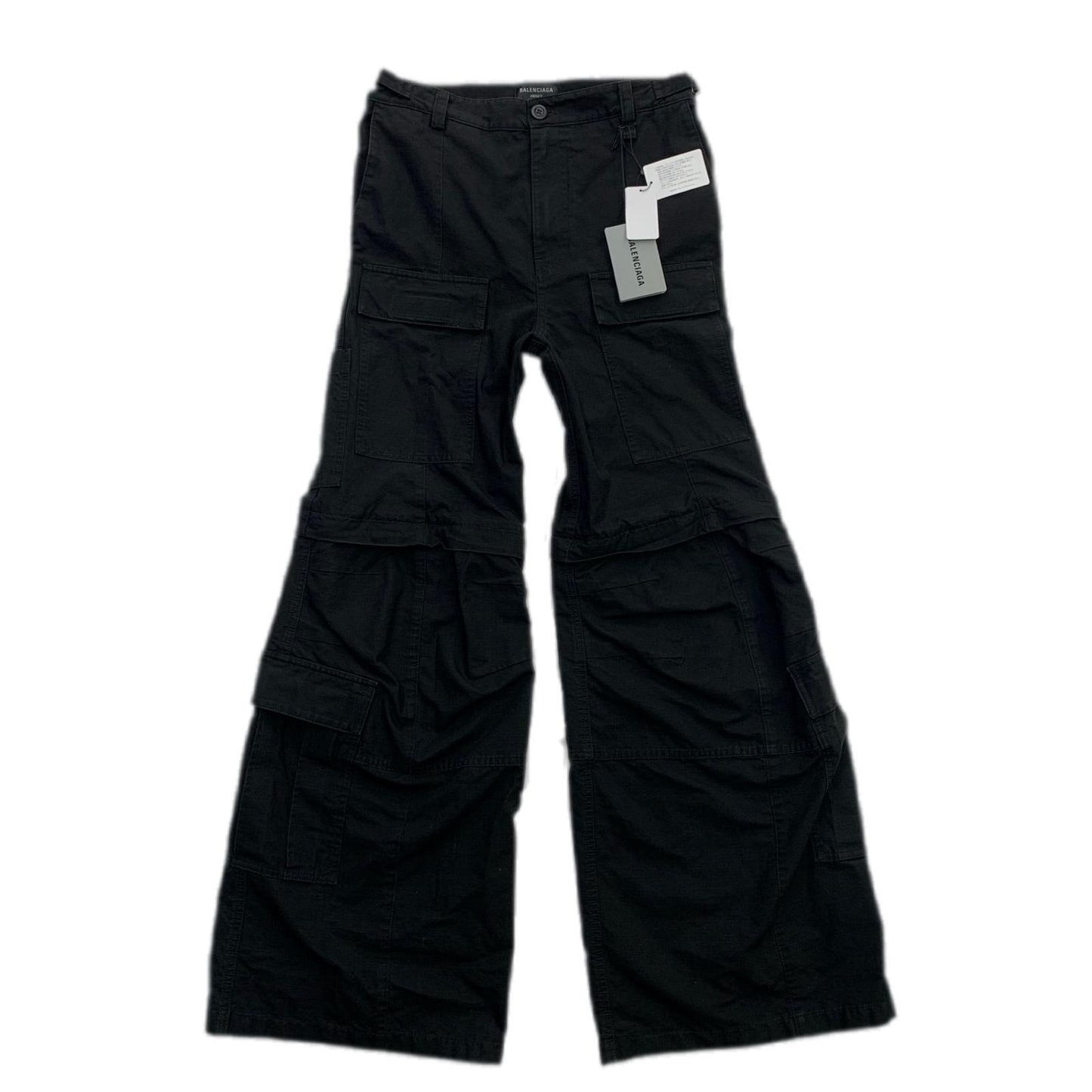 BALENCIAGA | バレンシアガ Flared Cargo Pants パンツ ブラック【瀬戸大橋店】